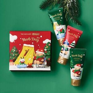 Avon Herb Day Holiday Foaming Cleanser Trio Set